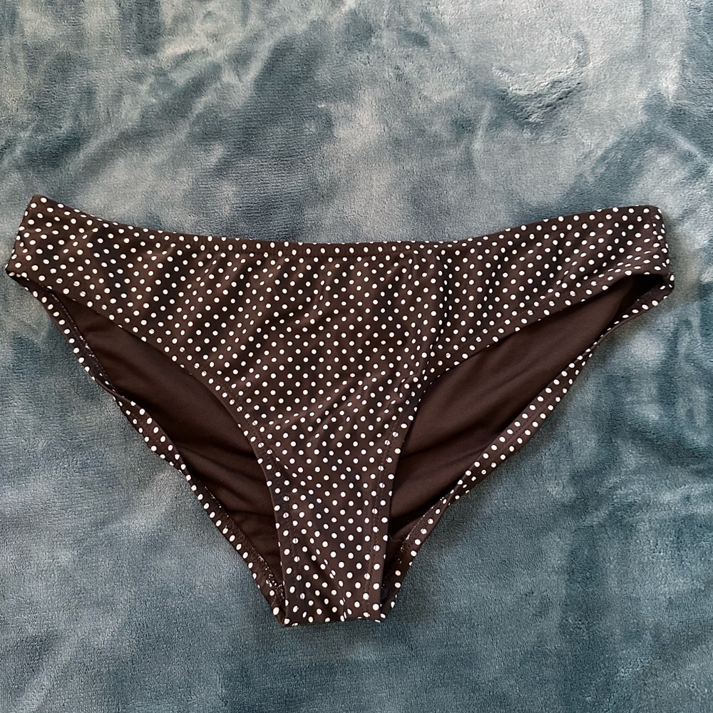 Material Girl Black and White Bikini